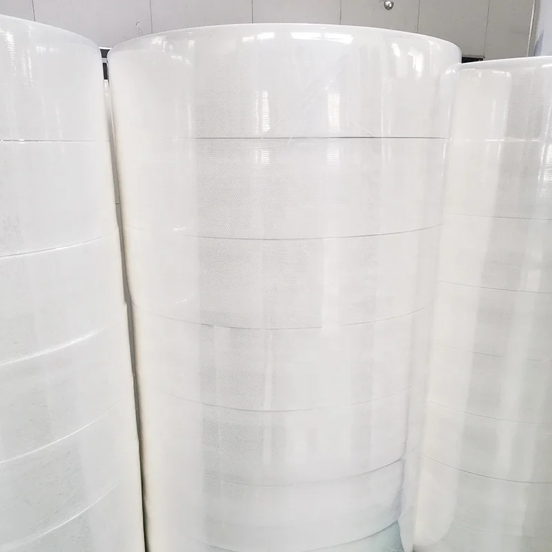 Spunlace Non Woven Nonwoven Fabric Rolls 45GSM Cellulose Polyester Polypropylene Disposable Spunlace Nonwoven