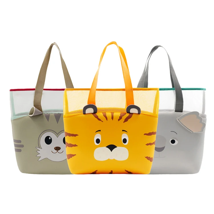 High Quality Eco Friendly Animal Cute Neoprene Waterproof Outdoor Shopping Bag