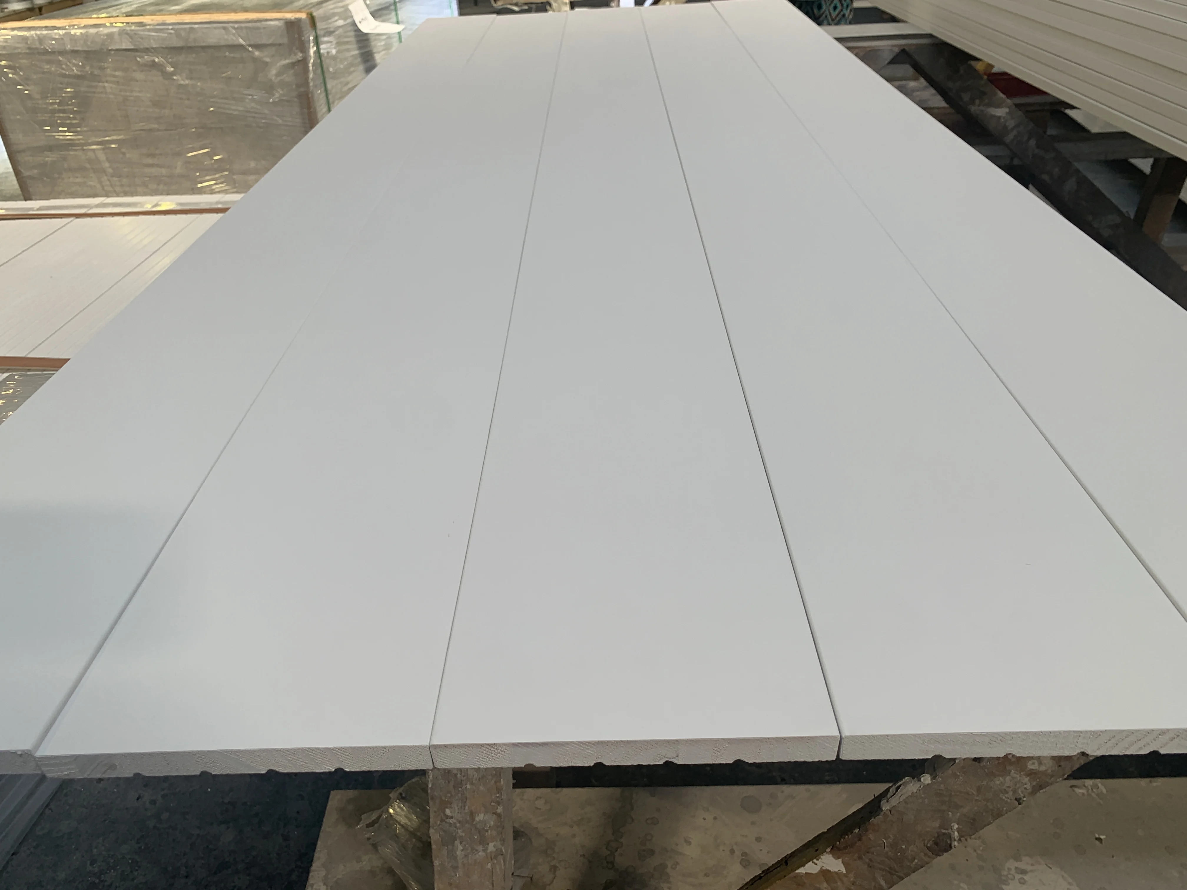 Pine White Primed Wood Mouldings Flat Door Frame Door Jambs