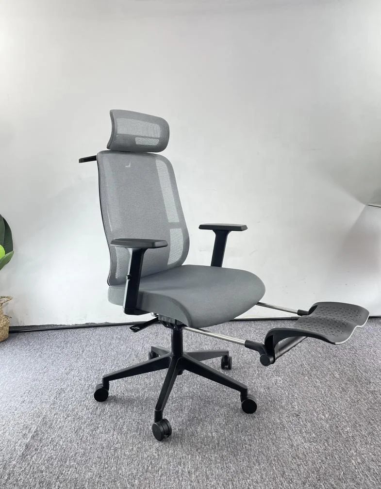 Manufacturer Office Chair High Back Chair Ergonomic Desk Chair Office Furniture  Recliner With Retractable Footrest