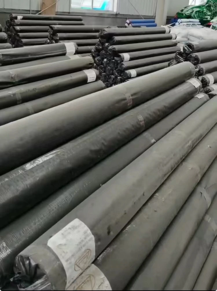 Водонепроницаемый 200GSM Высокое качество Черный Цвет PE брезент HDPE с покрытием на складе