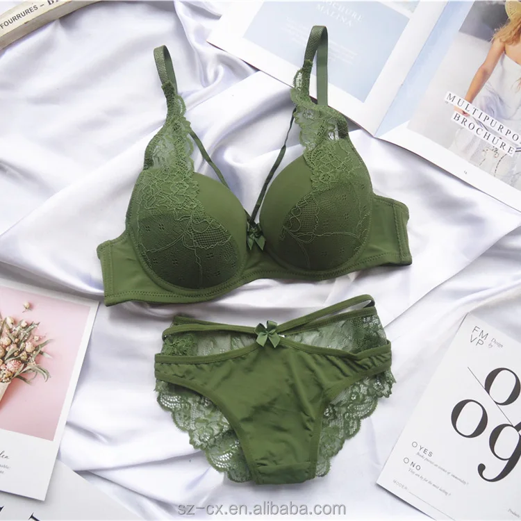 lady women girl lace mesh lingerie panties two piece sexy bra underwear panty plus size women underwear set bra & brief set