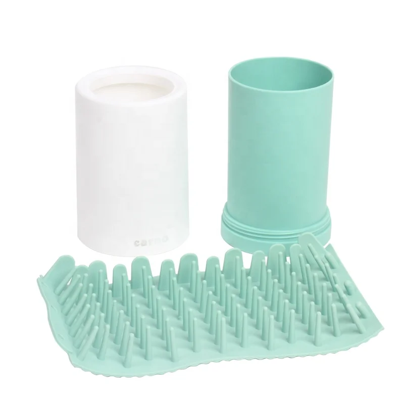 
Factory Wholesale Outdoor Portable Silicone Pet Foot Cleaner Dog Paw Washer Cleaner Cup 