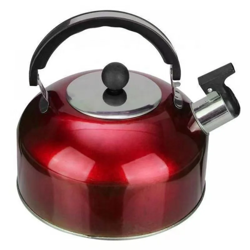 hot selling 3L stainless steel fast heating colorful gas kettle induction oven water-boiling kettle travel kettle