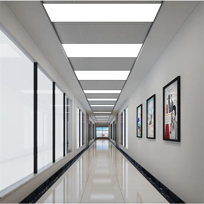 JYLIGHTING LED hole embedded flat panel light gypsum board commercial office gym conference room customization panel light