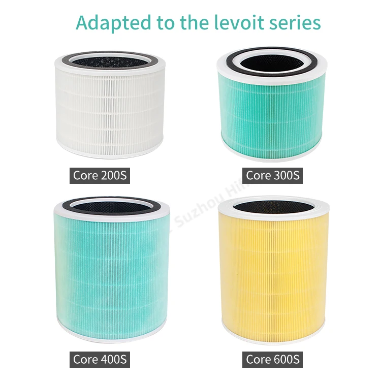 3-In-1 Filter Activated Carbon for LE-VOIT Core 200S 300S 400S 600S Smart WiFi Air Purifier Replacement Filter H13 True HEPA