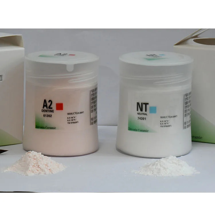 Dental Materials zirconia tooth coating Powder Pigments Dentin Gingival Glaze Transparent Enamel Dental Ceramic Powder