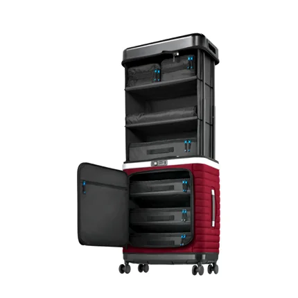 Оптовая продажа, женская сумка-тележка, упаковка для мобильного шкафа, красный чемодан cosmo, чемодан для путешествий