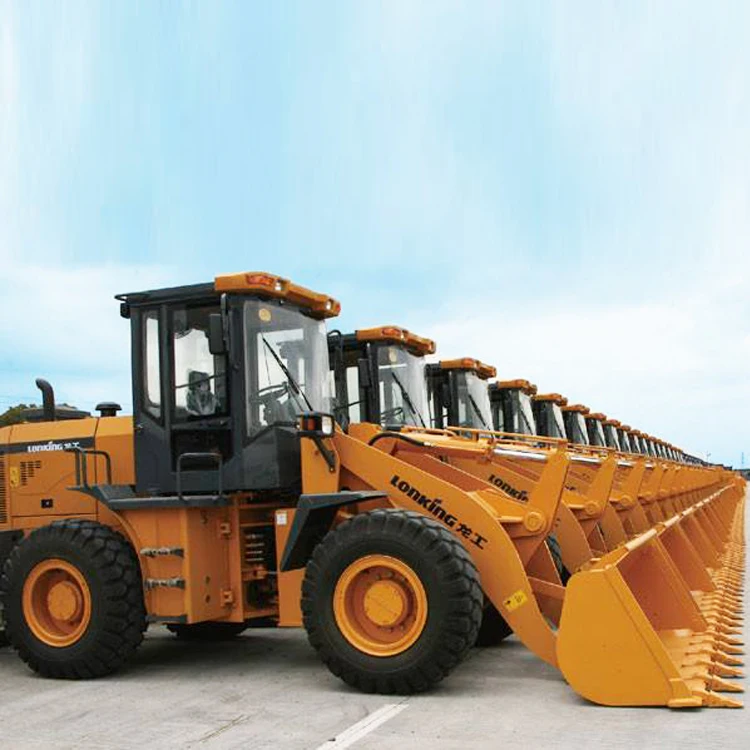 High performance lonking 3 ton payloader wheel loader LG833N price for sale