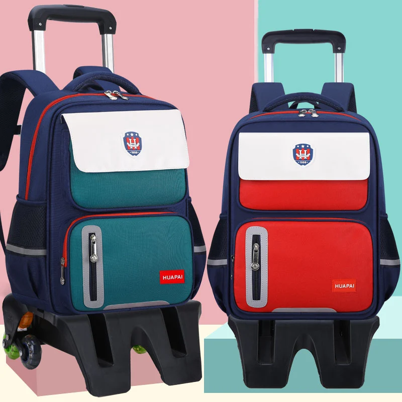 2023 trolley girls female waterproof durable book Cartoon Stylish lunch schoolbag children backpack bagpack kids school bags