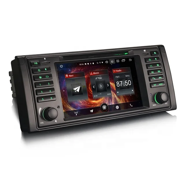 Erisin ES2739BN 7 дюймов Android 10 0 GPS 4G TPMS DAB + Авто CarPlay DSP автомобильный DVD-плеер для BMW E39 E53 M5