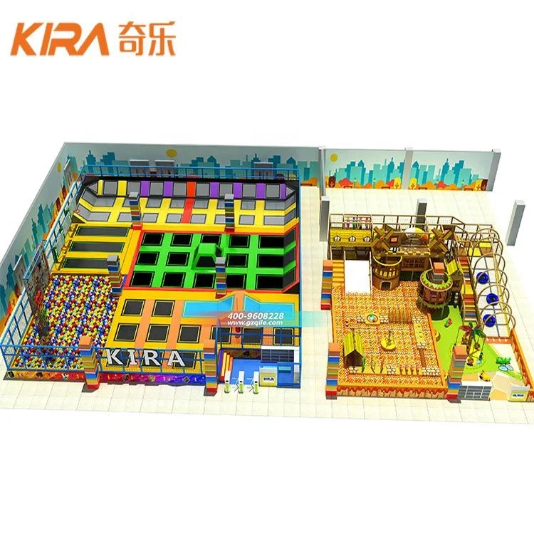 Cheap Price Kids Indoor Playground Free Jump Trampoline Park Equipment