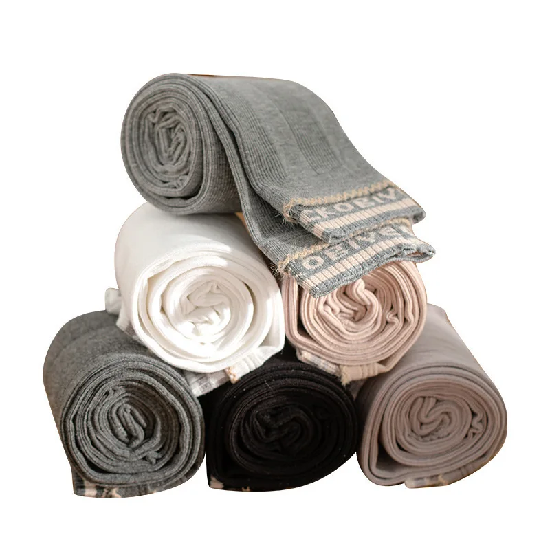 RTS Wholesale Baby Autumn Spring Tights for Girl Baby Toddler Kid Letter Cotton Warm Pantyhose for Toddler Children Tight