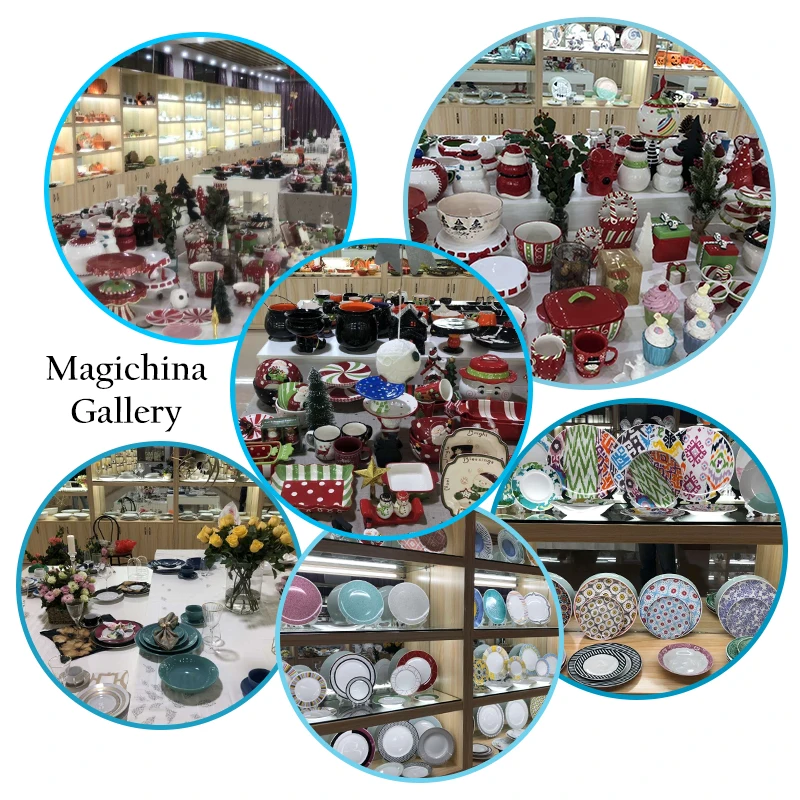 wholesale reactive glaze green China stoneware dinnerware japanese and korean creative household tableware ceramic dinner set