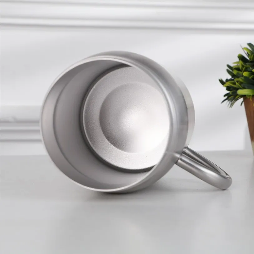 Double Wall 16oz Stainless steel Insulated water bottle travel cup coffee mug Mason jar With Handle