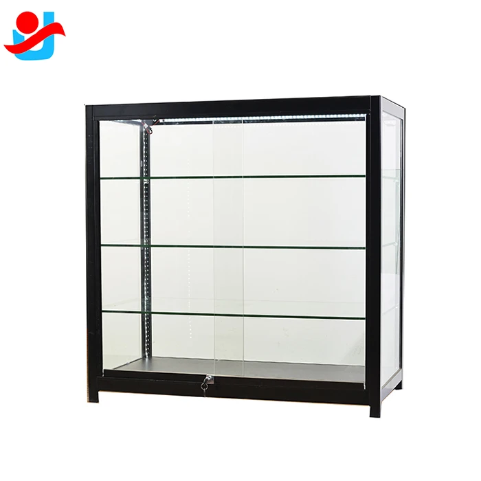 Высококачественная витрина для демонстрации аксессуаров украшений в розничном магазине 4 фута черного цвета