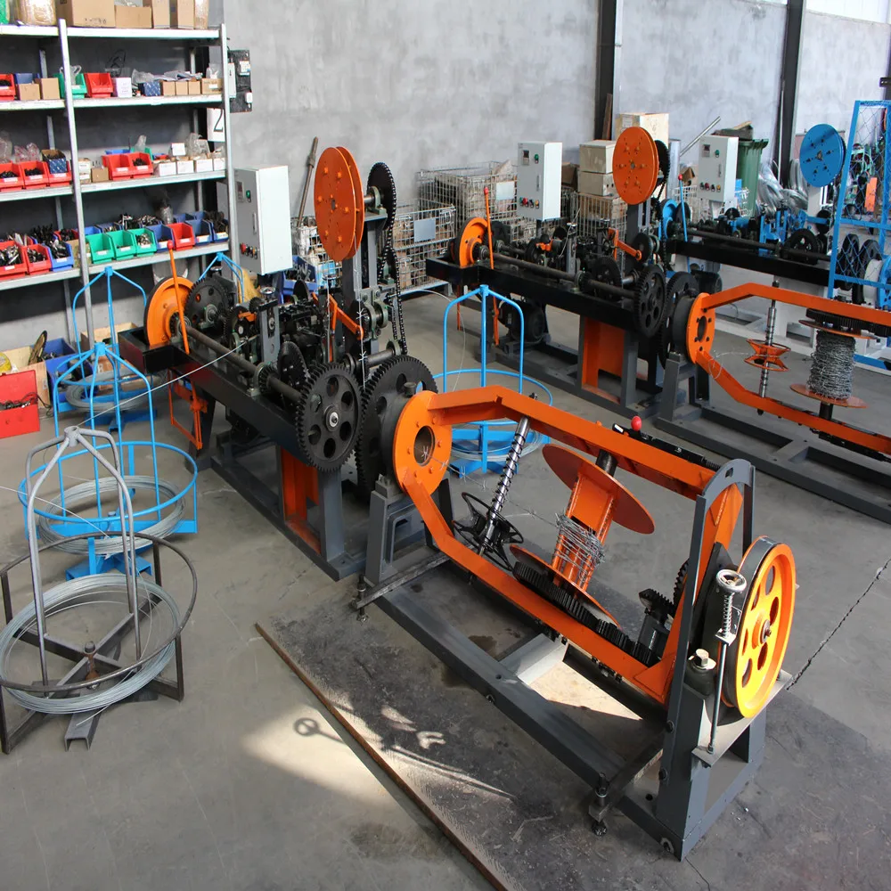 Automatic gi barbed wire making machine factory  barbed wire drawing machine  barbed wire fence making machine