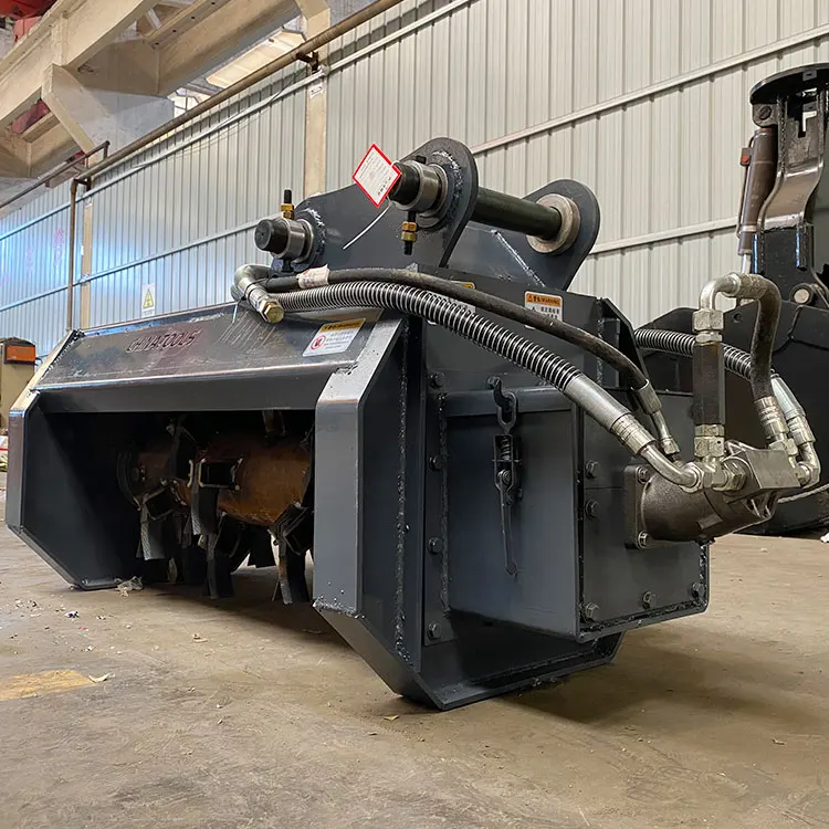 7.5 tons excavator lawn mower 8 tons excavator lawn mower fast mowing and weeding