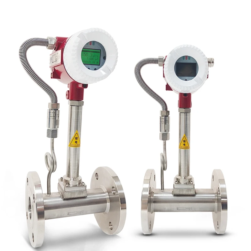 Digital remote vortex flowmeters analog air steam vortex flowmeter