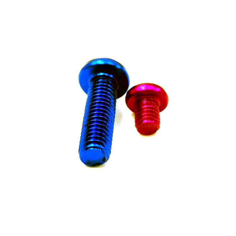 Factory supply color pan head socket bolt M3 M4 M5 M6 button pan head colored bolts