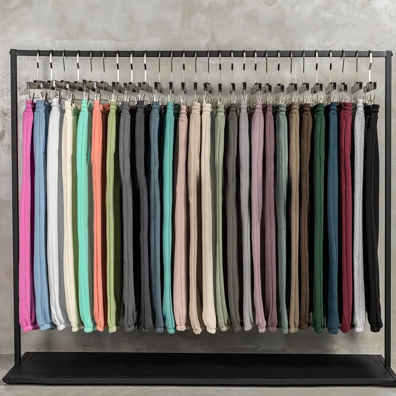 Autumn And Winter Hot Sale Unisex Fleece Pants Custom High Quality 100% Cotton Men Jogging Sweatpants