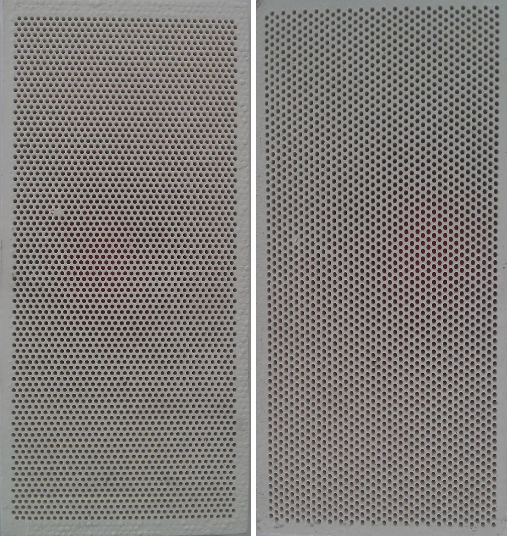 Infrared honeycomb ceramic square plate for gas heater, stove, grill