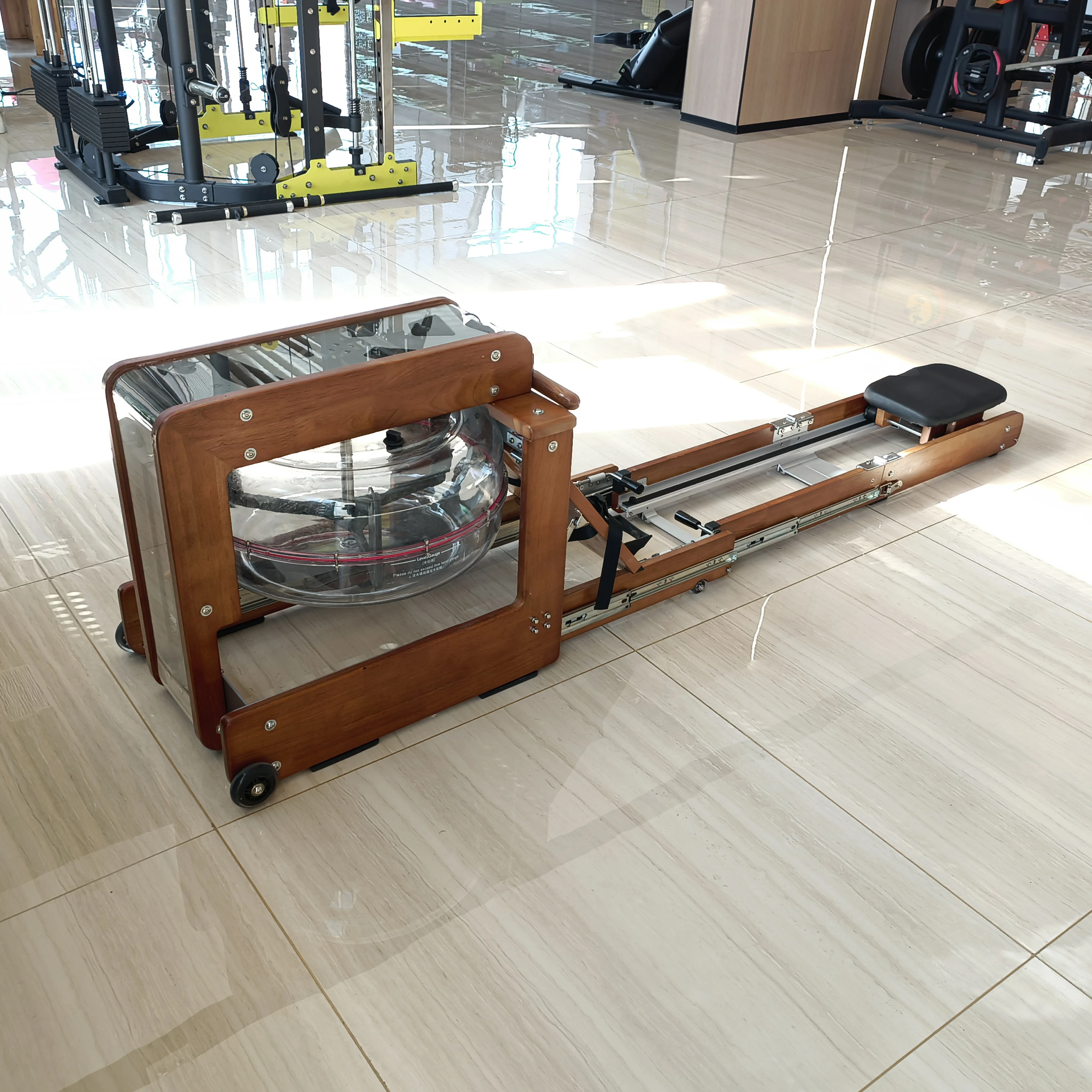 High Quality Gym Equipment Fitness Rower Gym Equipment Commercial Water Resistance Rower Rowing Machine