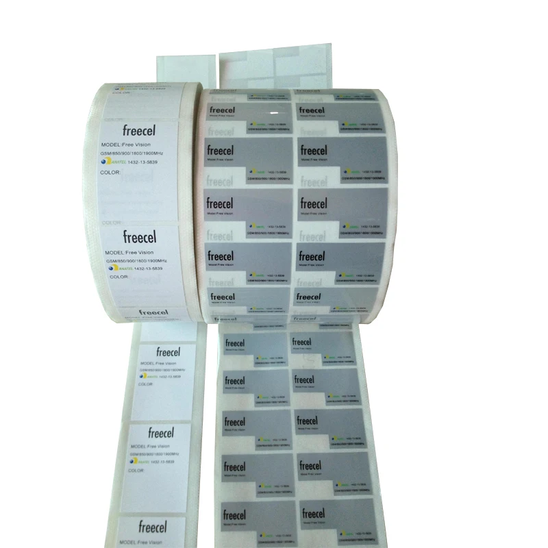 Cheap paper carton label sticker outer