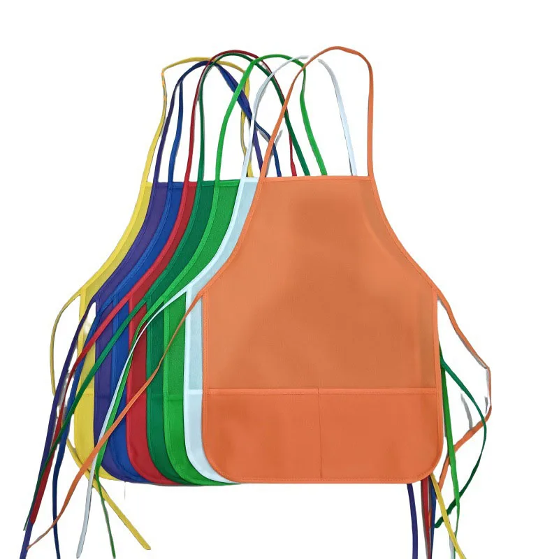 Meihui Art Kids Painting Apron Bright COlors Classroom Painting and Crafts Enterprises Children Artist Aprons