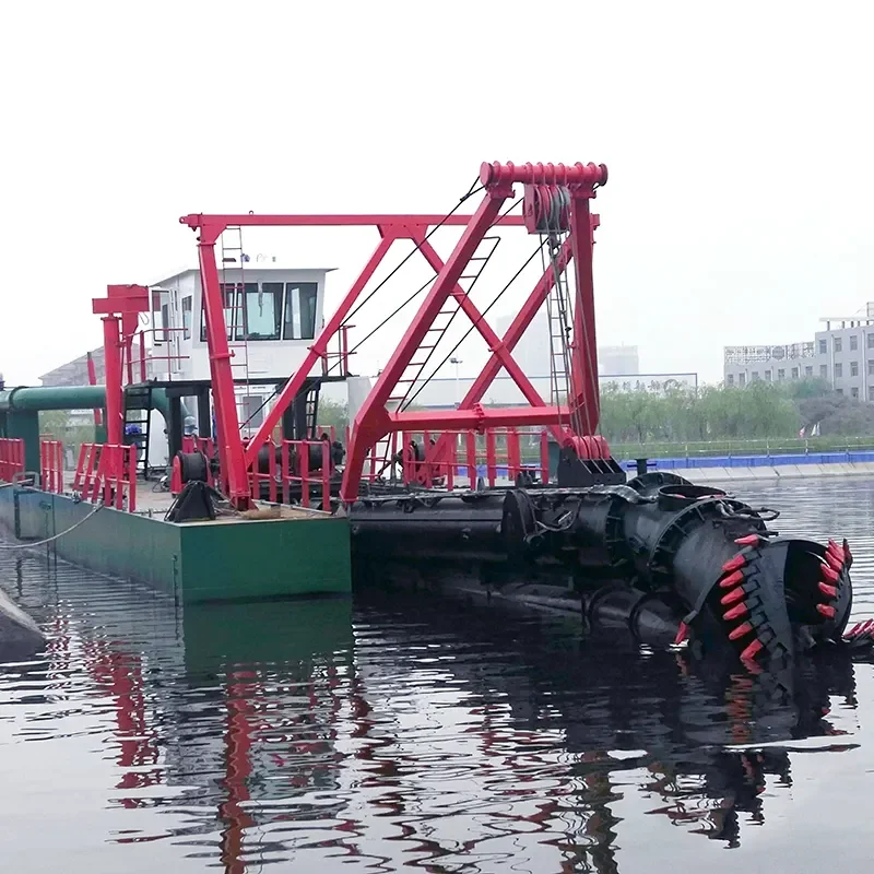 Sand dredging machinery with hydraulic dredger pump for sands dredging