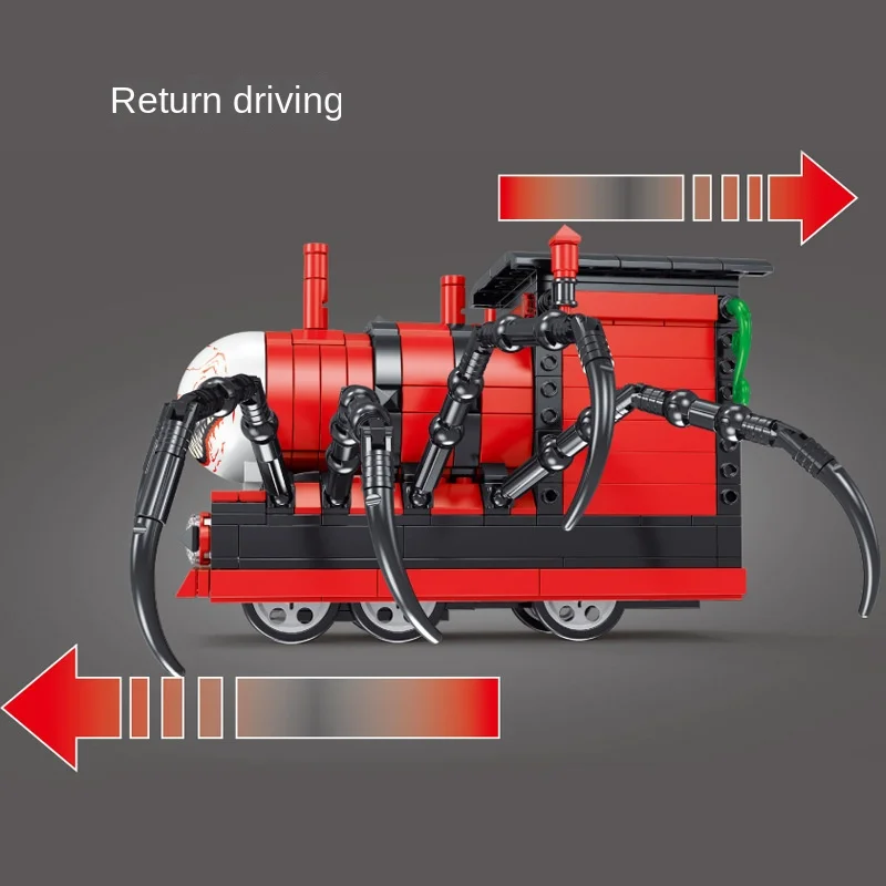 Charles train block figure intelligence toys collection MOC Model Building Blocks sets For Child model puzzle toys