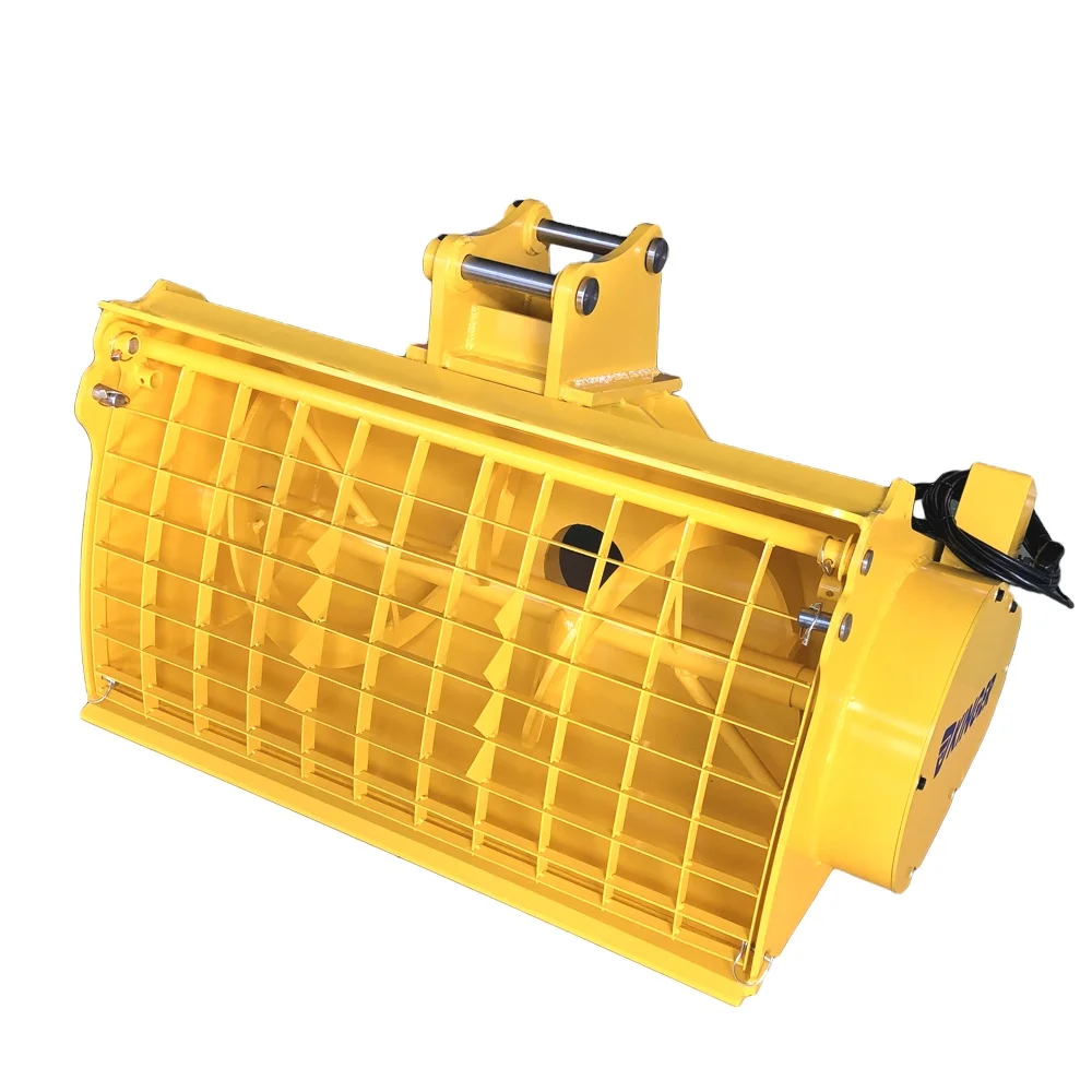 China manufacturer hydraulic concrete mixer bucket for skid steer