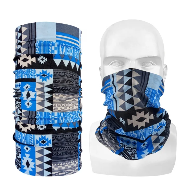 Горячая Распродажа бандана геометрический узор Многофункциональный эластичный дышащий трубчатая для занятий