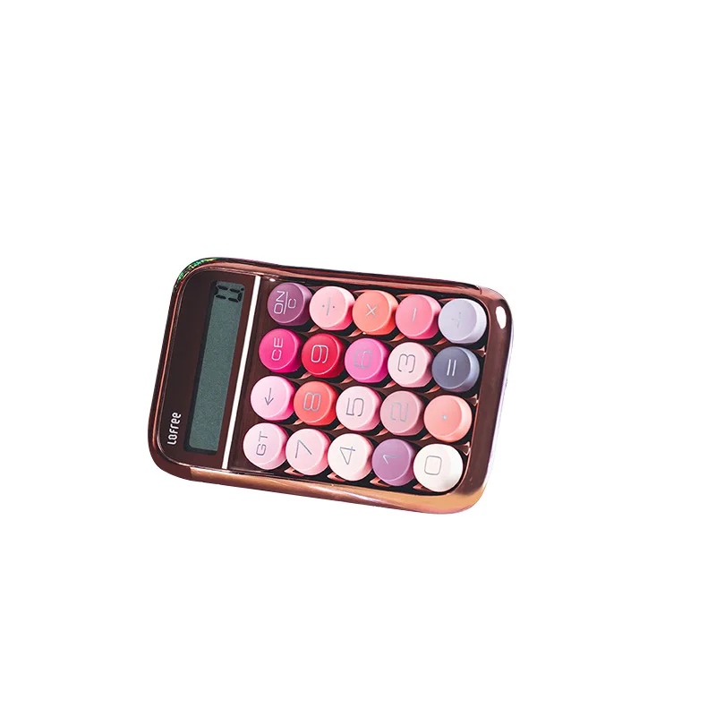 High cost performance best gift rose gold Lofree digit calculator