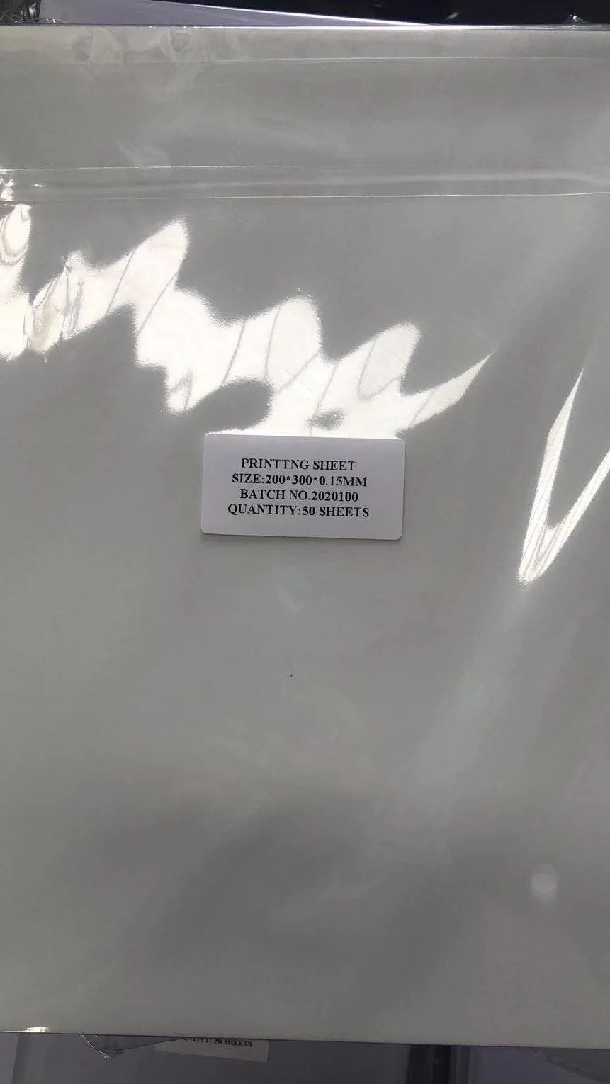 760 mic 960MIC A4 200x300mm A3 size inkjet printable id card plastic sheet no laminating pvc dragon sheet materials