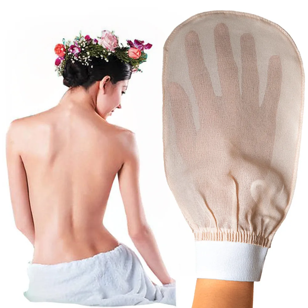 Hammam Exfoliating Glove Turkish Silk Kese Peeling Bath Glove for Body