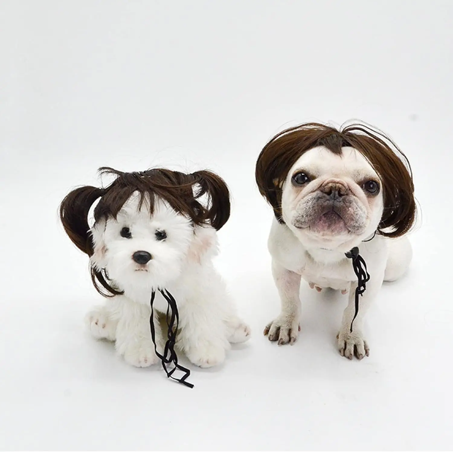 Funny Dog Cat Cosplay Wig,Pet Wigs for Halloween, Christmas, Parties, Festivals, Dog Wigs for Small Medium and Large Dogs