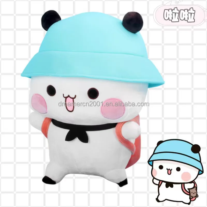 Factory Wholesale bubu dudu cloth cloth panda expression figure animation surrounding cartoon plush doll gift teddy bear toys