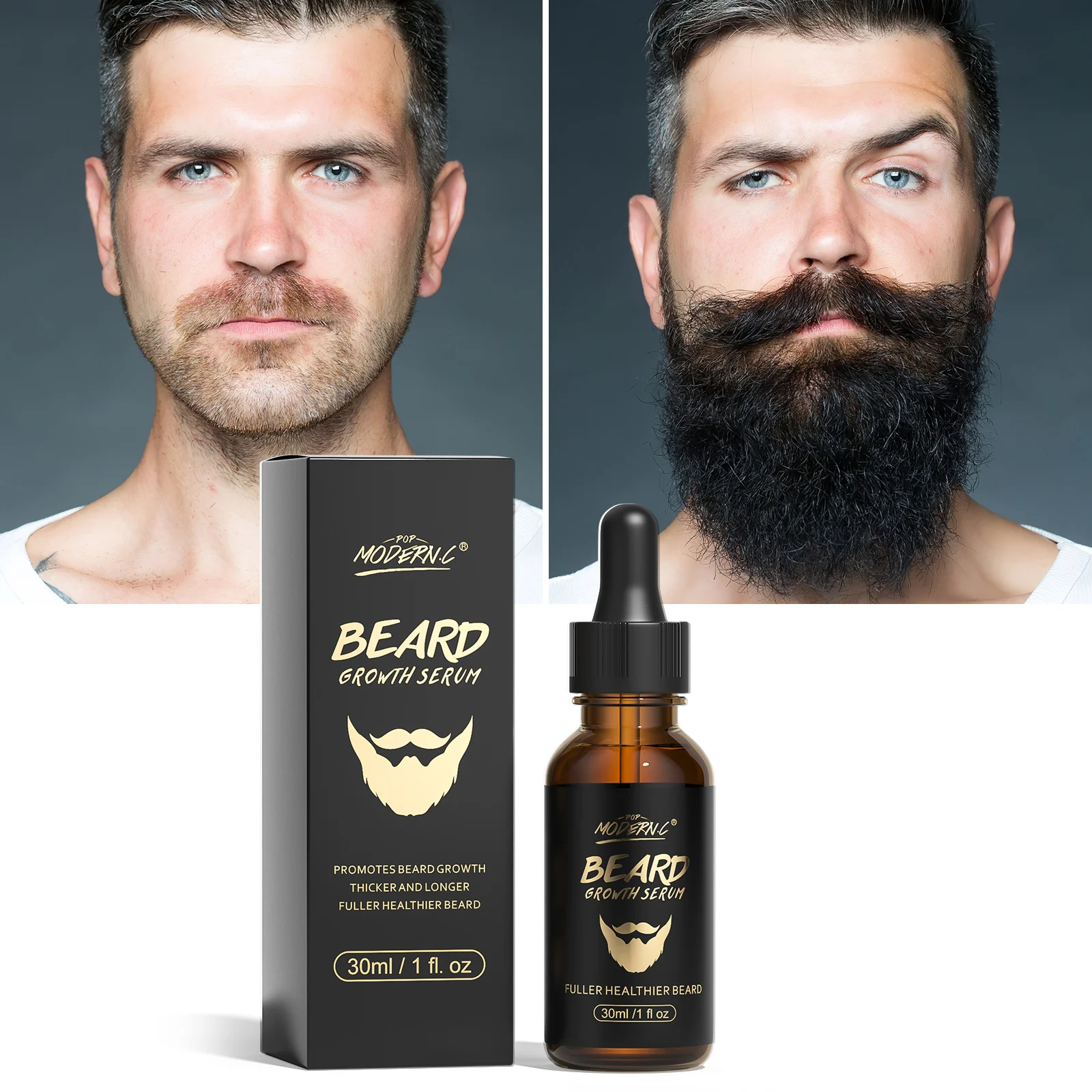 Professional Manufacturing Natural Organic Conditioner Softener All Beard Type Hair Beard Growth Essential Oil For Men