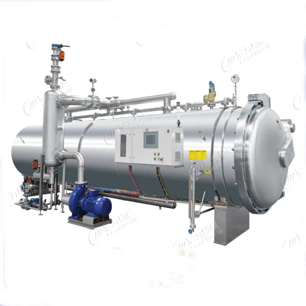 High Efficiency Full Automatic Empty Beer Can Depalletizer Sterilizer Equipment Water Bath Sterilizer