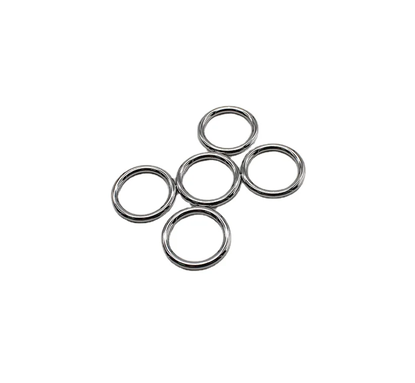 Оптовая продажа, никелевый цвет, 20 мм, металлическое уплотнительное кольцо, петля-пряжка для сумок