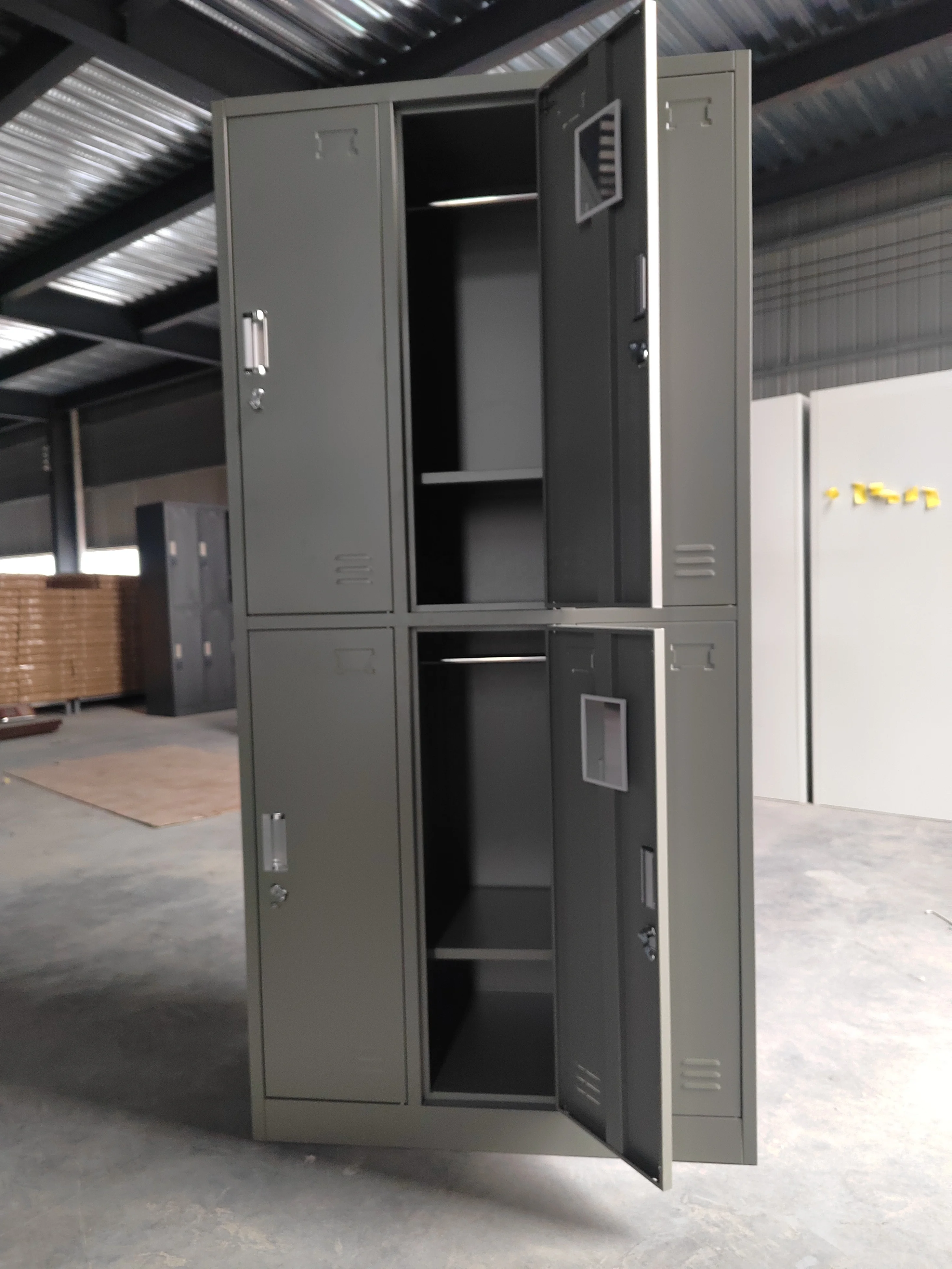 6 Door Metal Locker Cabinet Used for Gym Staff in Office School Six Doors Metal Locker 6 Door Personnel Lockers