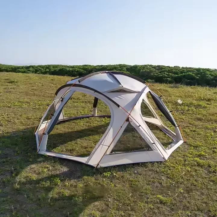 High Quality Large Space Multi-face Ventilation Outdoor Portable Tents Sunscreen and Rainproof Canopy Dome Tent