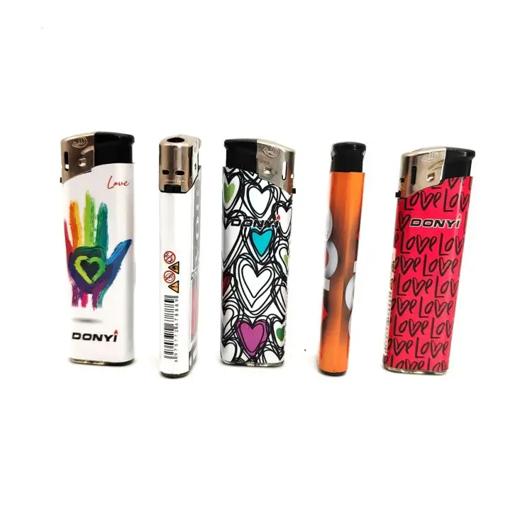 Многоразовые зажигалки для сигарет с камином