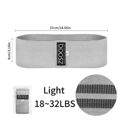 Home gum 3 level non slip yoga elastic resistance band custom printed stretch yoga fabric booty training band