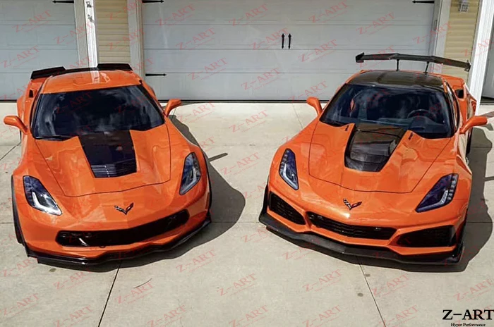 Z-ART ZR1 тюнинг-пакет для C7 передний бампер модернизации