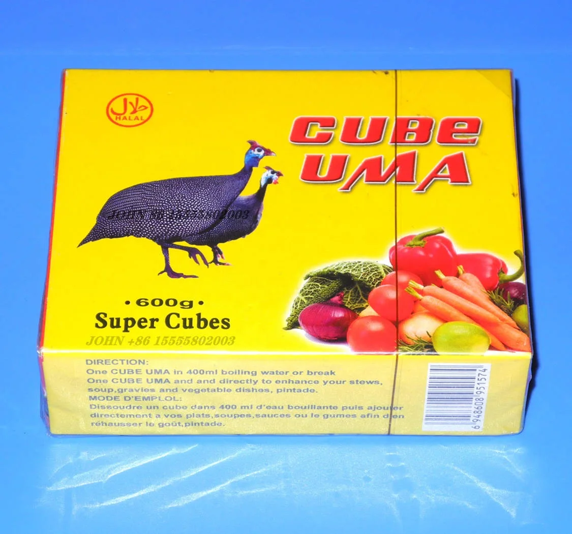 5g*120*24 halal chicken bouillon cube seasoning cube for cooking stock cube