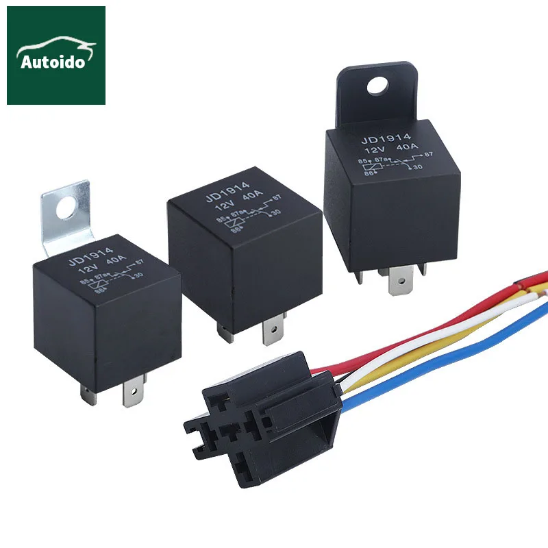 12V 24V 36V 48V 60V 72V 40A 80A автомобильные реле фиксированная задняя 5-контактная конверсия