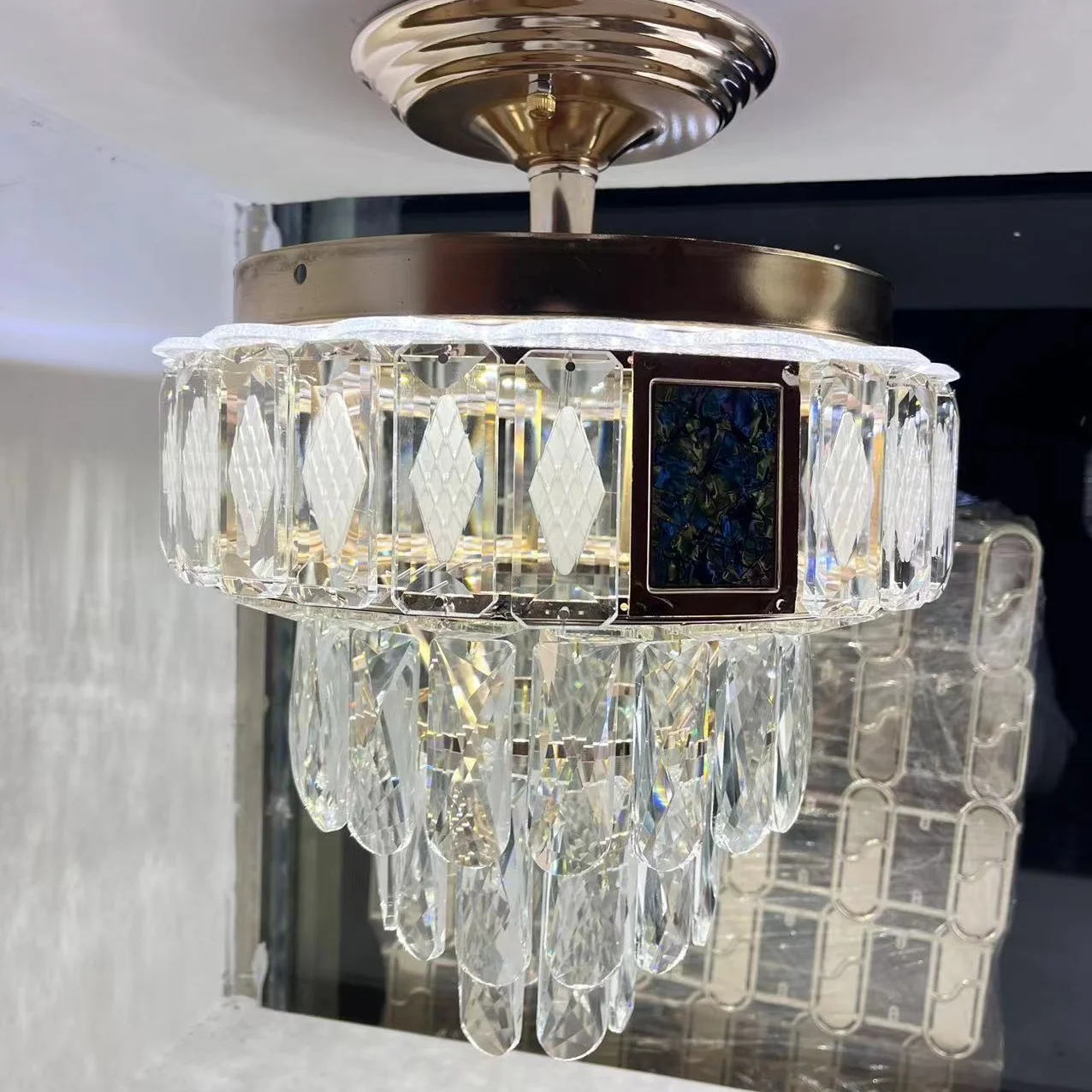 2022 New design Best sell  modern led crystal chandelier hanging light for home decorative  High quality and factory cheap price