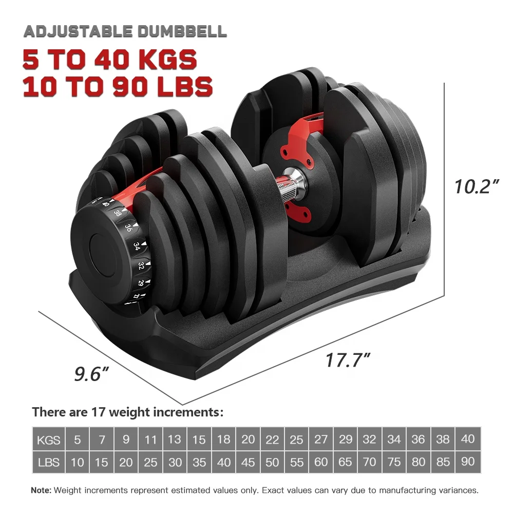 Xdumbell 24 кг-40 кг индивидуальный логотип прямо сейчас гибкий фитнес-552/1090 для тяжелой атлетики